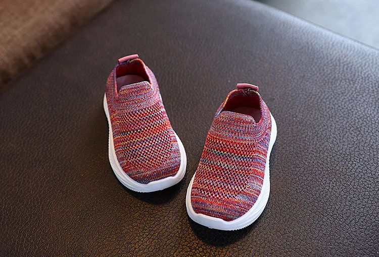 Children Running Sneakers Boys Girls Casual Mesh Breathable Anti-Slip Walking Toddler Soft Soled Girls Shoes