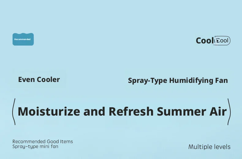 2026 Portable Handheld Spray Fan,Water Spray Mist Fan,Student Dormitory Mini Fan,Summer Supplies, Cooling Tools Outdoor Fan