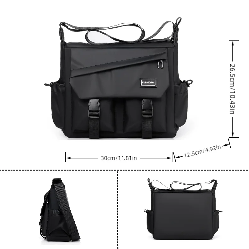 Large Capacity Crossbody Bag Sports Function Shoulder Bag Business Travel Convenient Messenger Bag Suitable for Daily Commuting
