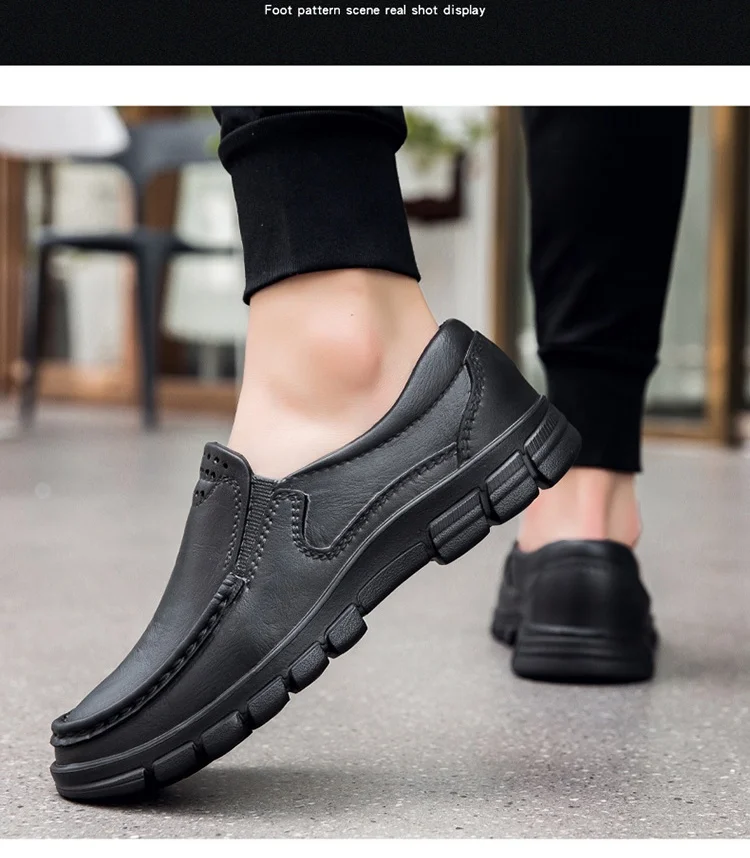 Men's Chef Shoes Waterproof and Oil-Proof Kitchen Chef Shoes Light and Non-Slip Hotel Restaurant Shoes Garden Shoes Plus Size 48