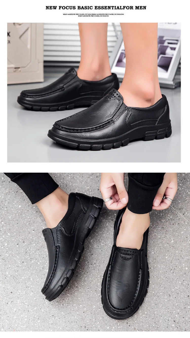 Men's Chef Shoes Waterproof and Oil-Proof Kitchen Chef Shoes Light and Non-Slip Hotel Restaurant Shoes Garden Shoes Plus Size 48