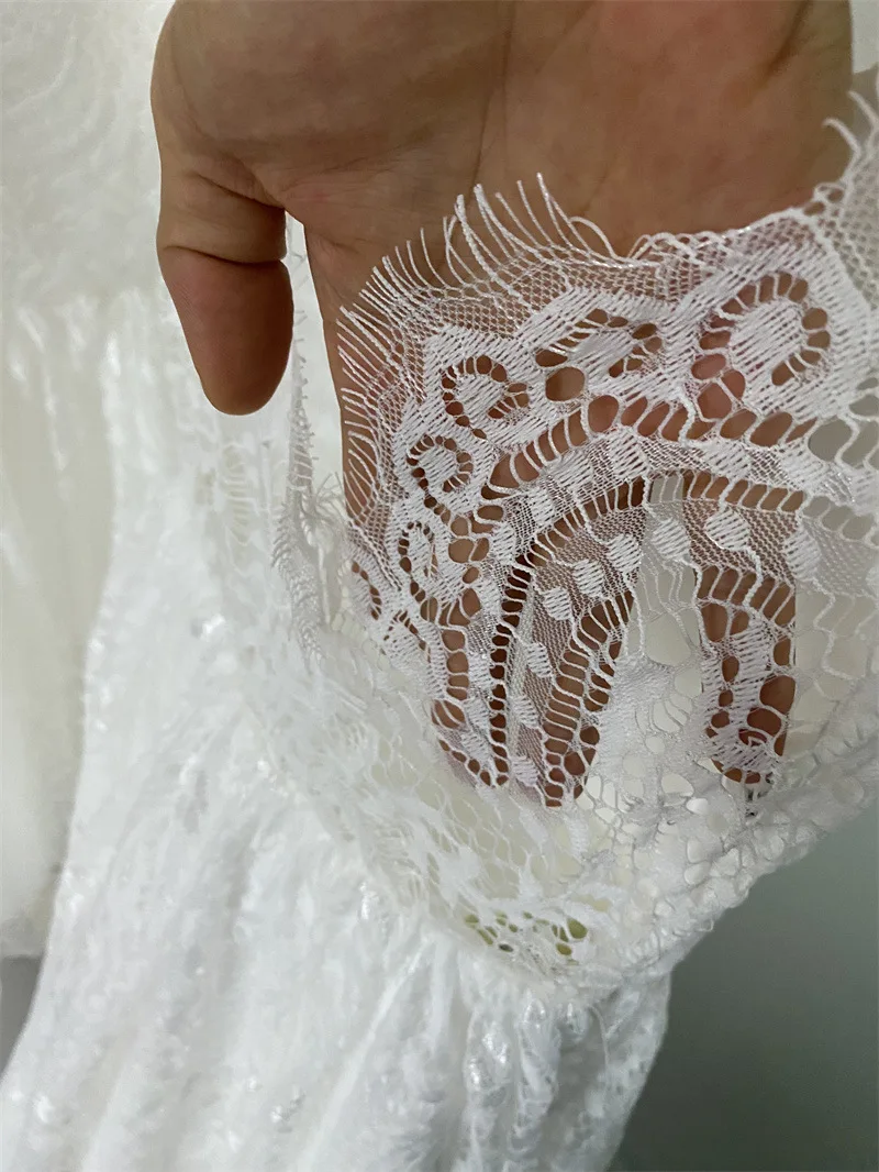 White Lace Flower Girl Dress with Big Bow Elegant Sleeveless A-Line Ball Gowns Formal Communion Wedding Party Dresses
