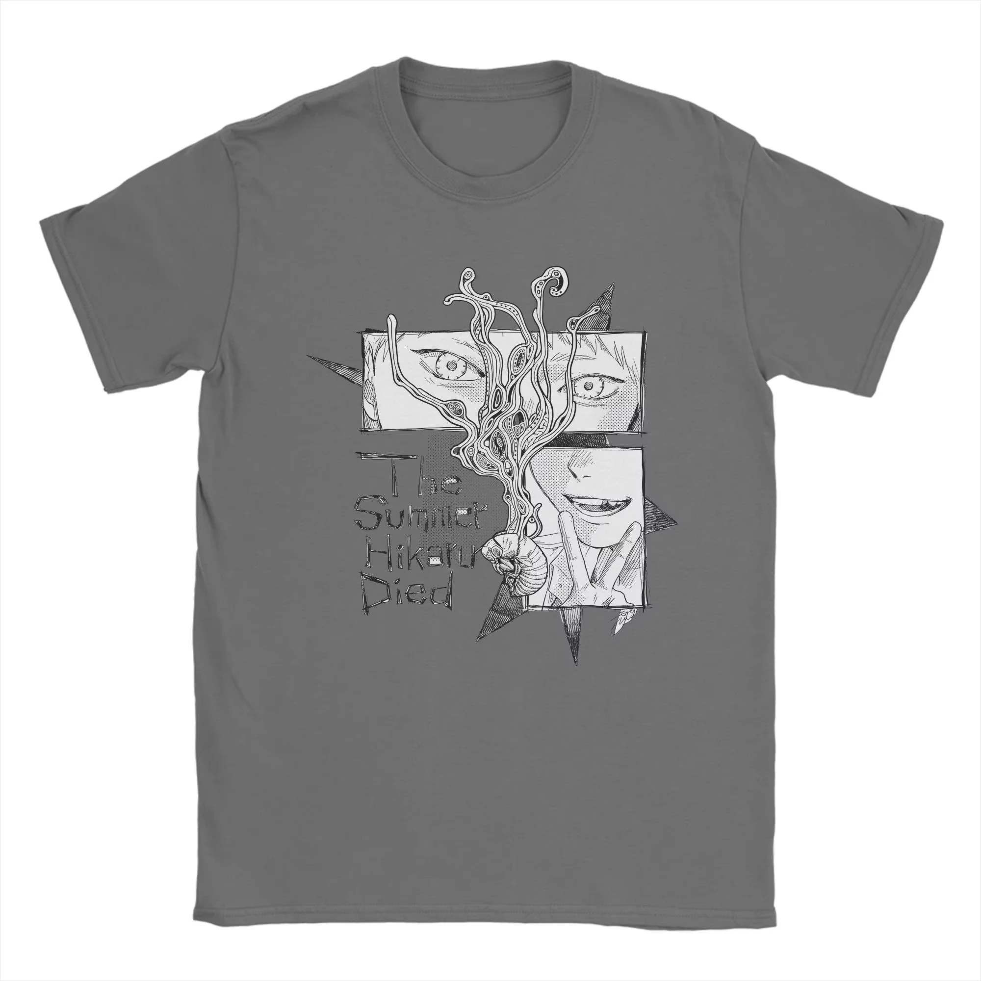 The Summer Hikaru Died Y2K Graphic Tee Hikaru And Yoshiki Print 100 Cotton Oversized Streetwear Casual Short Sleeve Unisex Tops