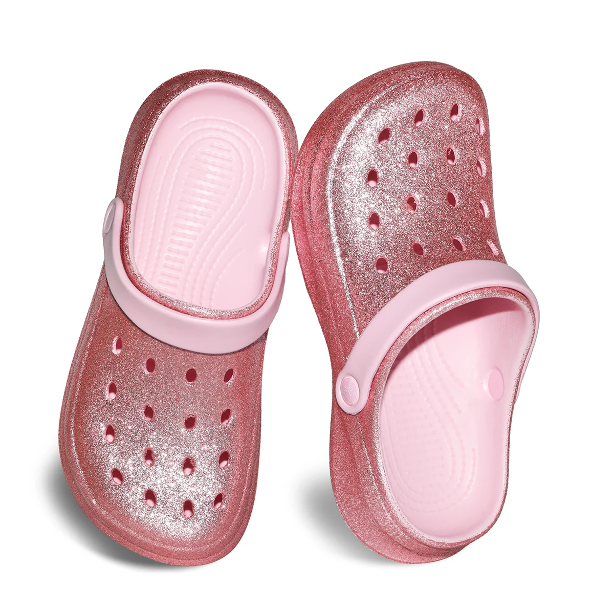 Glitter Clog, Lightweight EVA Garden Shoes, Waterproof Slip-Resistant Sandals, Comfortable Slip-On Shoes for Indoor Outdoor 816