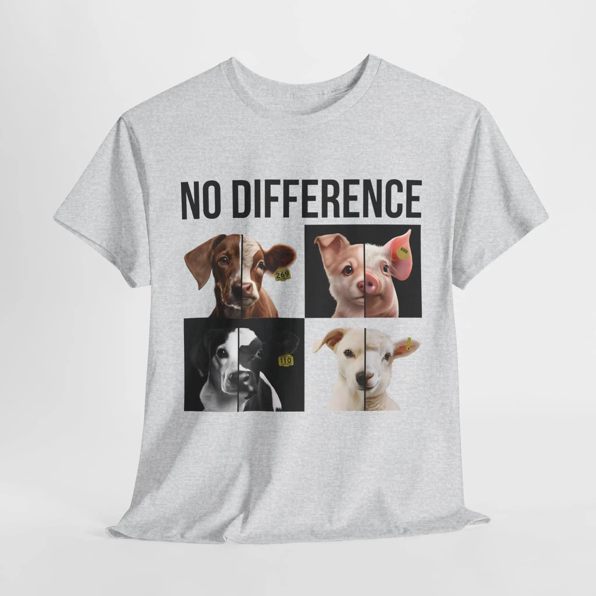 Novelty Vegan Animal Rights Men T Shirt Cotton Tee Women Oversize Loose Summer O-Neck Casual Streetwear Humor Funny Tops