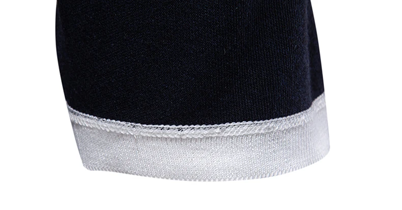 New Men's Stretch Knit T Shirts Casual Short Sleeve Summer Top Knitted Pullover Shirts Crewneck Contrast Knitwear