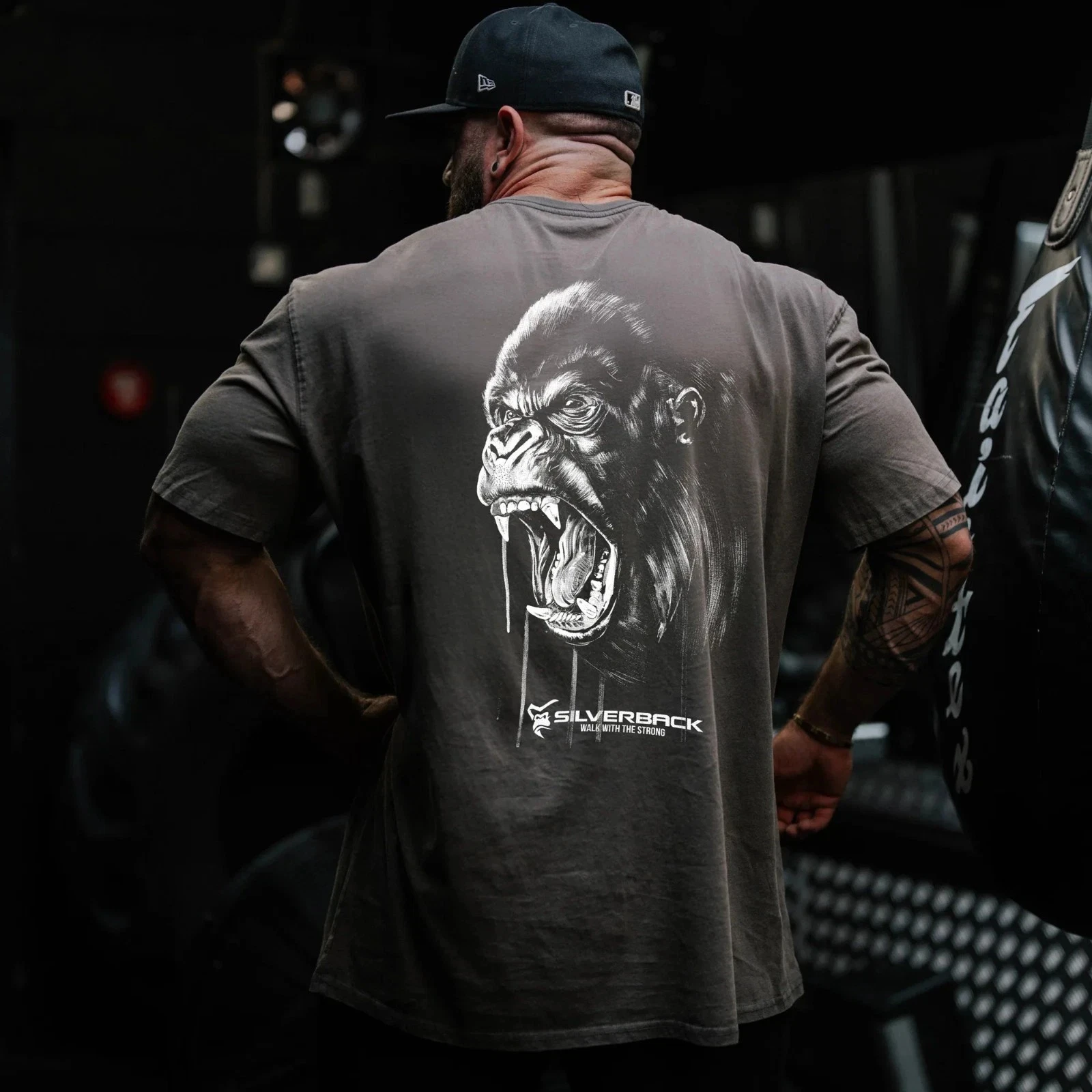 Oversized Muscle Sports Fitness Training Gym Leisure T-Shirt Men's and Women's Luxury Brand Top