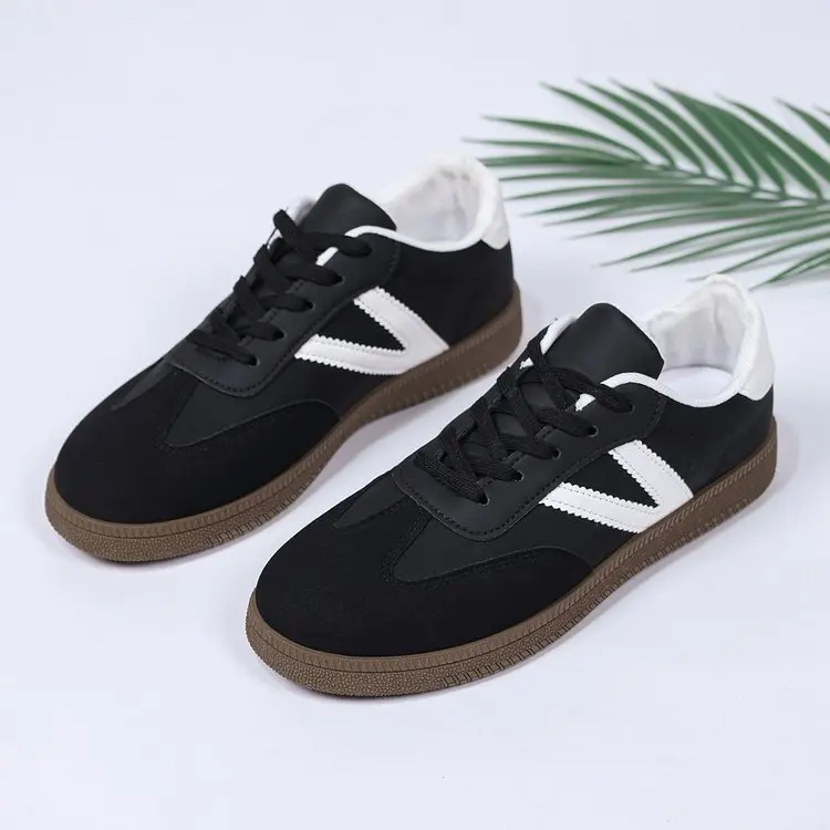 Shoes Woman 2026 Trend Casual Sneakers Comfortable Lace Up Flats Tennis Shoe Breathable Walking Jogging Shoes