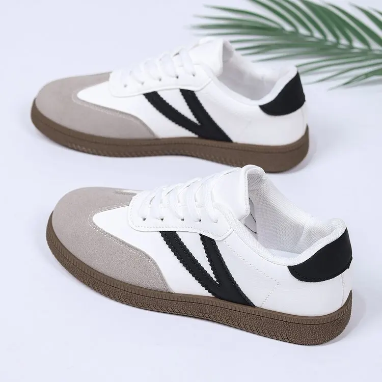 Shoes Woman 2026 Trend Casual Sneakers Comfortable Lace Up Flats Tennis Shoe Breathable Walking Jogging Shoes