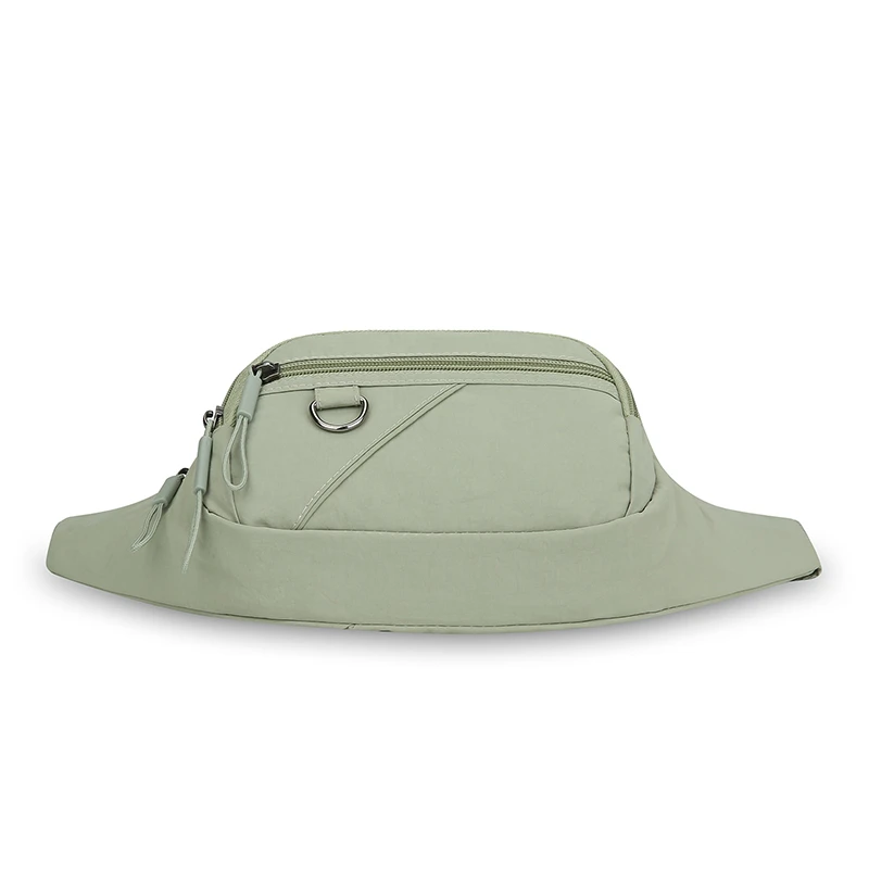 Waterproof Women's Nylon Fanny Pack – Convertible Crossbody Chest Bag with Large Capacity for Outdoor Use