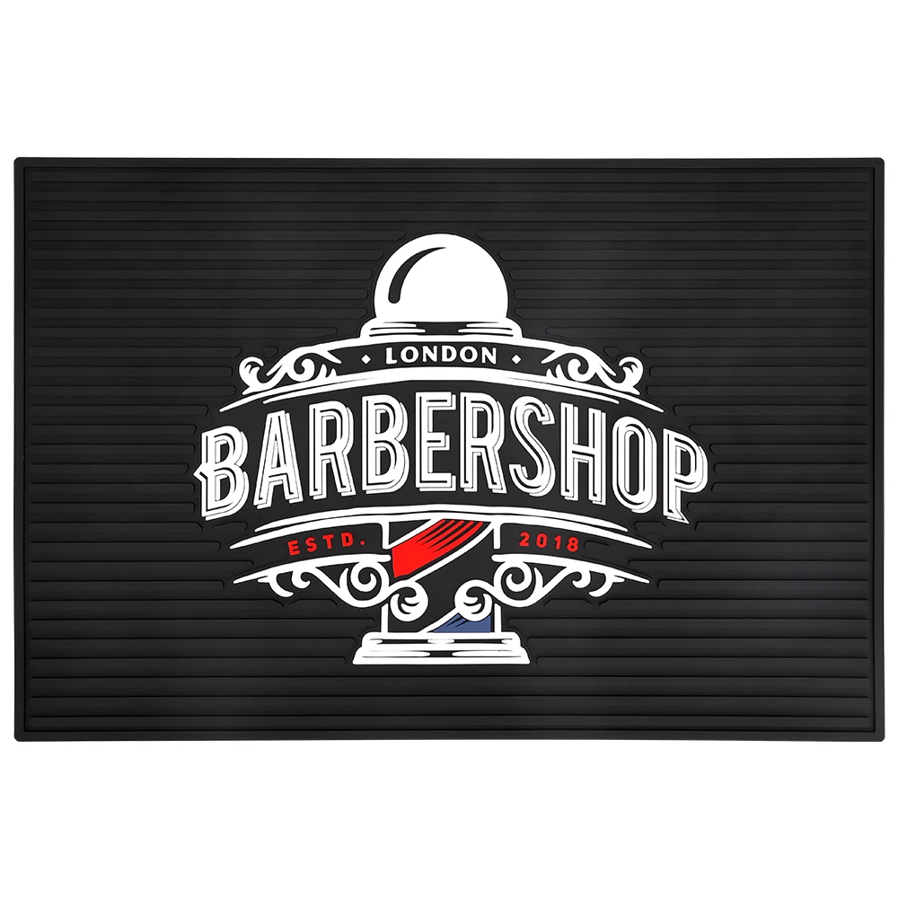 Magnetic Mat for Barbershop Anti-slip Rubber Scissors Storage Pad Salon Countertop Heat Resistant Hairdresser Organizer Tool