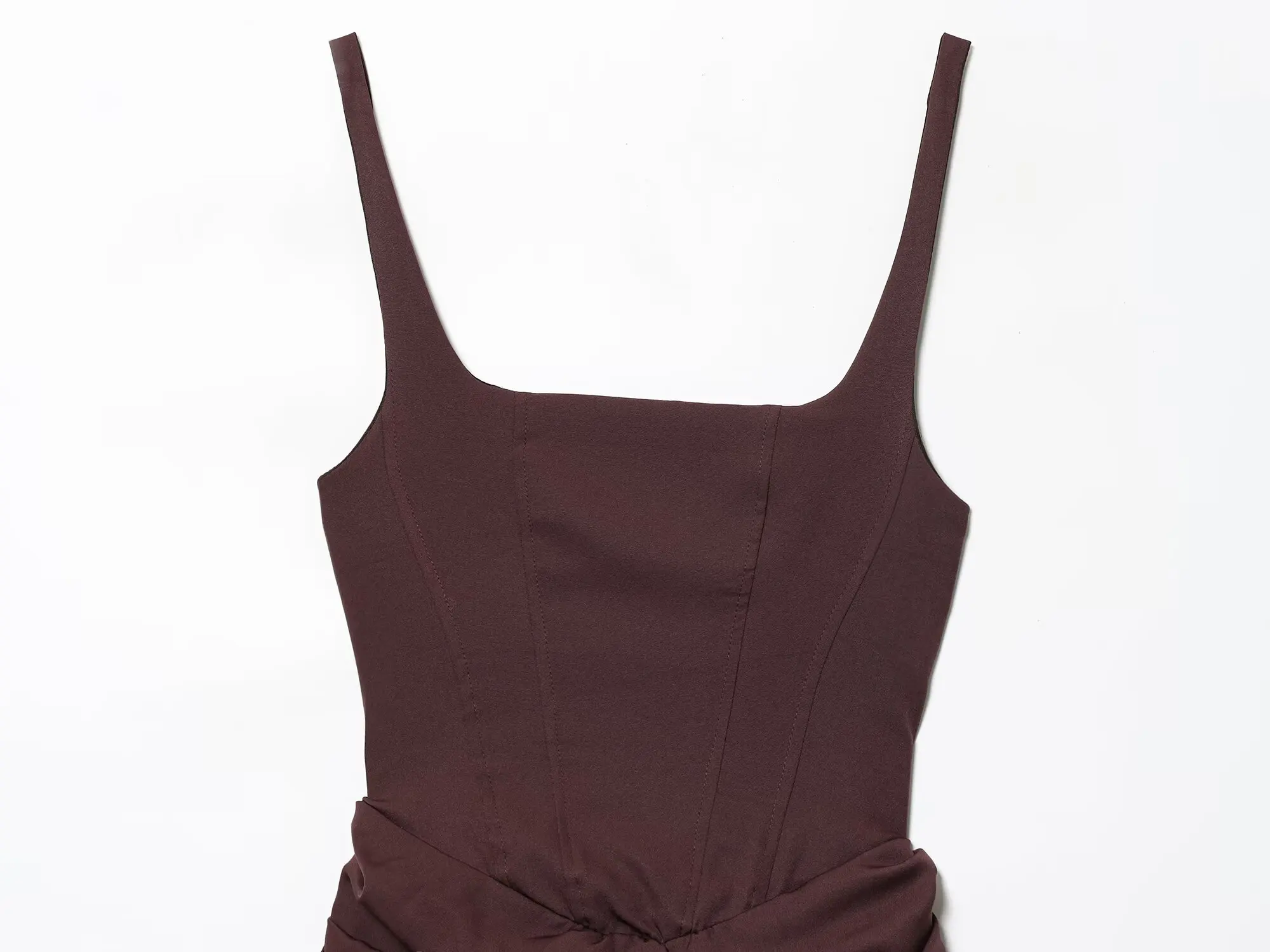 HH Elegant Party Mini Dress for Womens Corset Style Square Neck Ruched Bodycon Camisole Dress for Summer Holiday Sexy Clothing