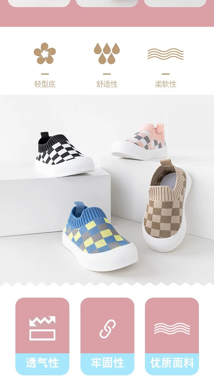 2026 New Baby Walking Shoes Summer Breathable Soft Soled Shoes for Boys and Girls Baby Single Shoes Baby Non Slip Floor Shoes
