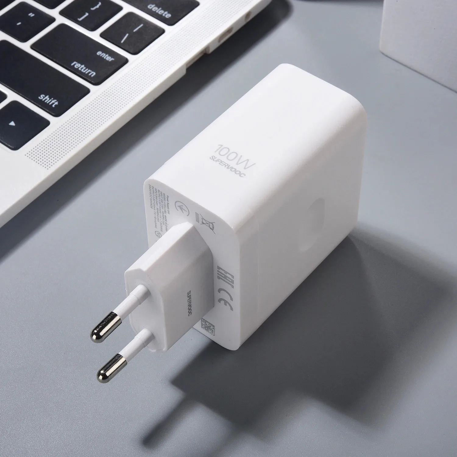 OnePlus 100W EU SuperVOOC Fast Charger Adapter For 1+13T 13R 12R 11R 10R 13 12 11 Ace 2 3 5 Pro V Nord 3 4 CE 4 10A USB C Cable