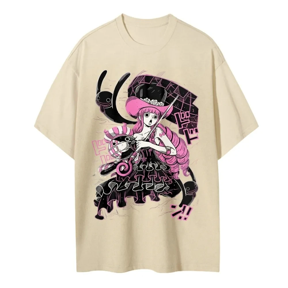2026 One Piece Perona Japan Anime Printed T-shirt Men's and Women's T-shirt Men's Top Sports T-shirt Men's T-shirt Summer Tee