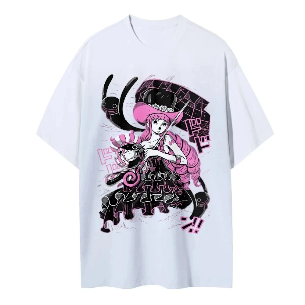 2026 One Piece Perona Japan Anime Printed T-shirt Men's and Women's T-shirt Men's Top Sports T-shirt Men's T-shirt Summer Tee