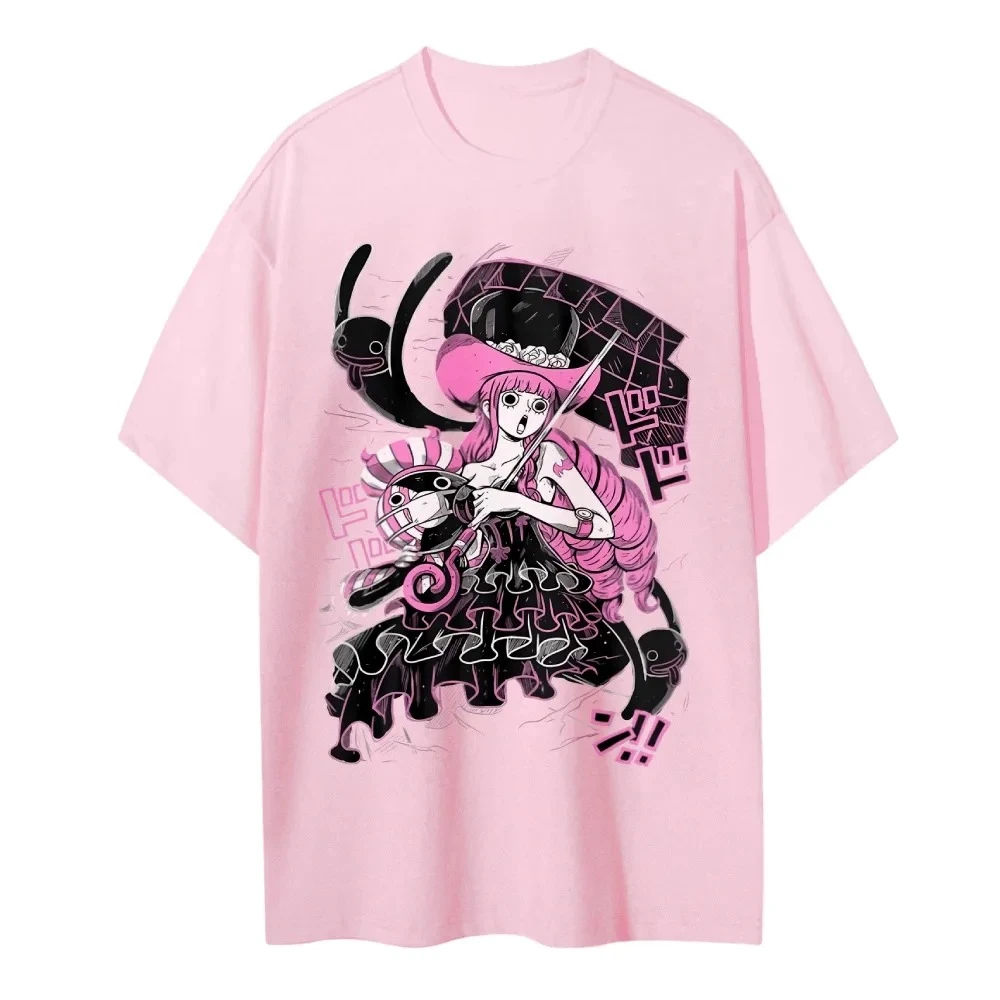 2026 One Piece Perona Japan Anime Printed T-shirt Men's and Women's T-shirt Men's Top Sports T-shirt Men's T-shirt Summer Tee