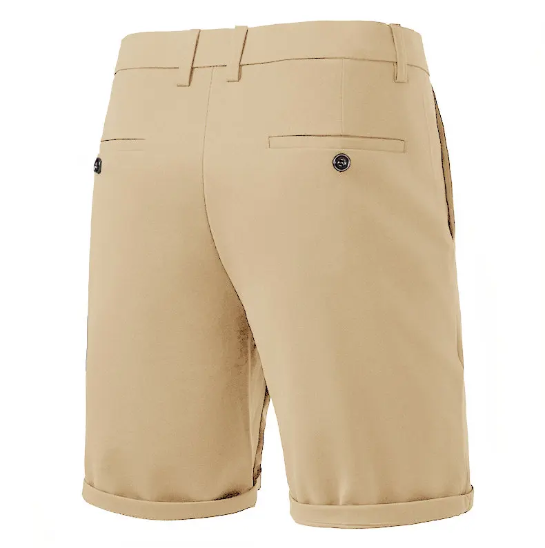 2026 Men's Stretch Casual Shorts Light Weight Golf Dress Flat Front Travel Shorts Quick Dry Cool Breathable Bermuda 4 Pockets