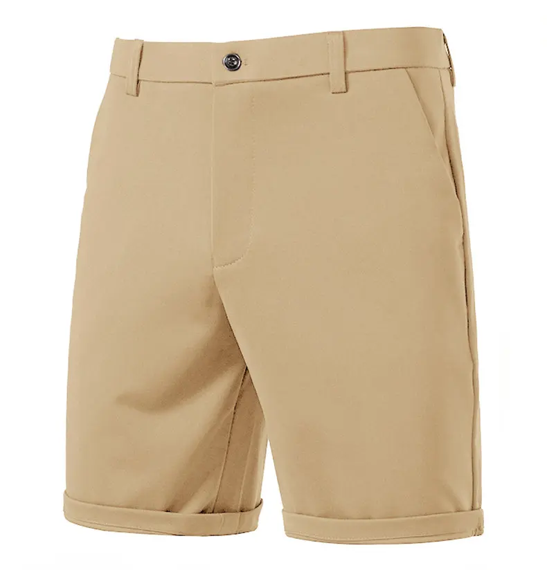 2026 Men's Stretch Casual Shorts Light Weight Golf Dress Flat Front Travel Shorts Quick Dry Cool Breathable Bermuda 4 Pockets