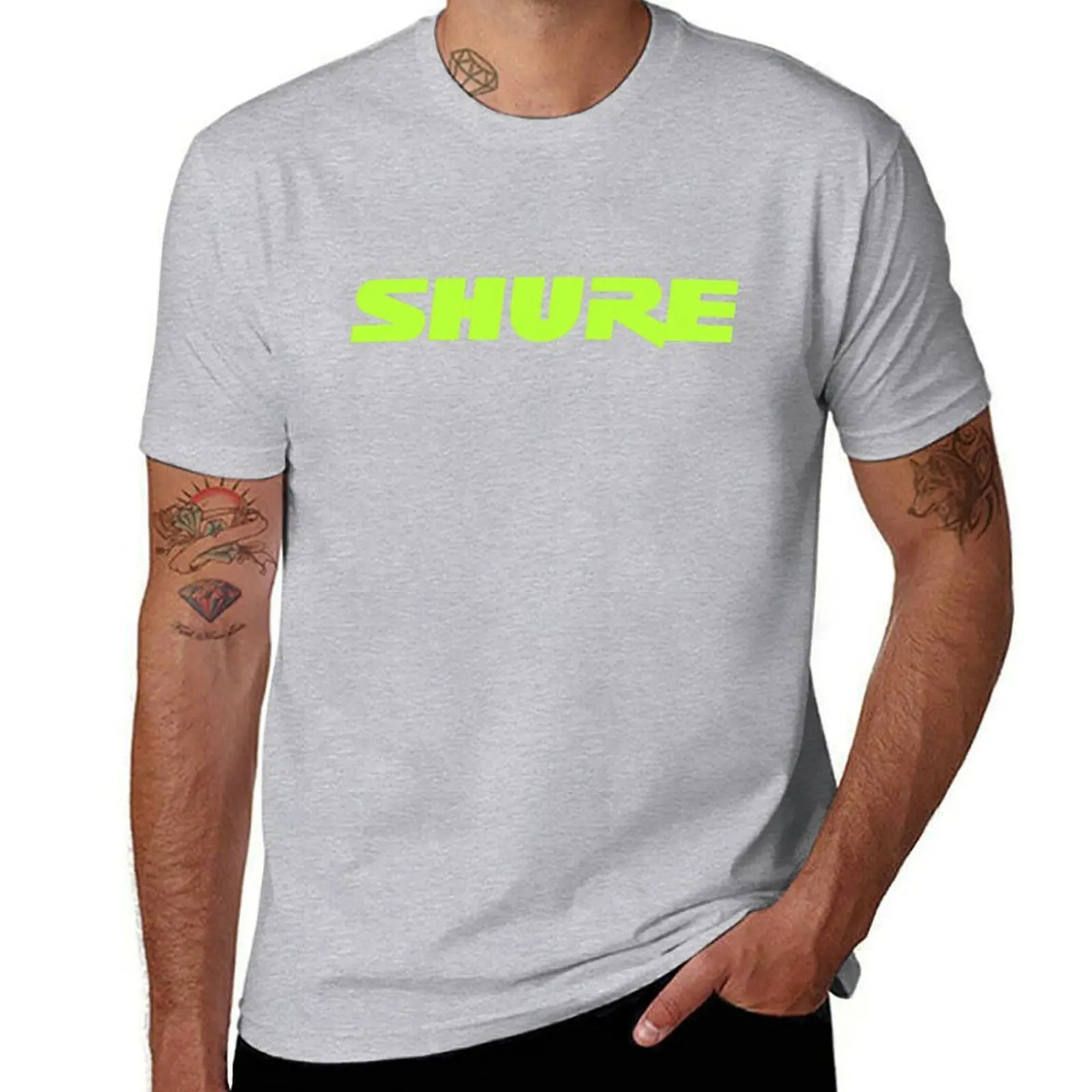 Shure T-Shirt Graphic T Shirt Vintage Vintage Clothes Graphic Tee Shirt Plain T Shirt Men's Clothing Women 2026 Summer T Shirt