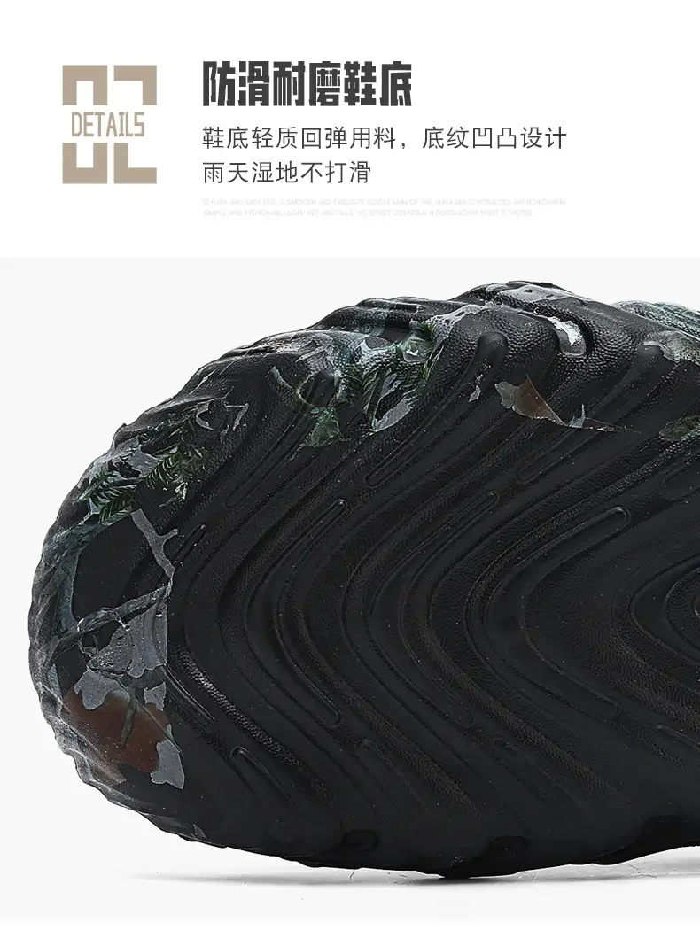 New Men's Outdoor SandalSport Slippers Beach Slides Breathable Clogs Men Casual Garden Shoes Non-slip Men Outdoor Hiking Sandal