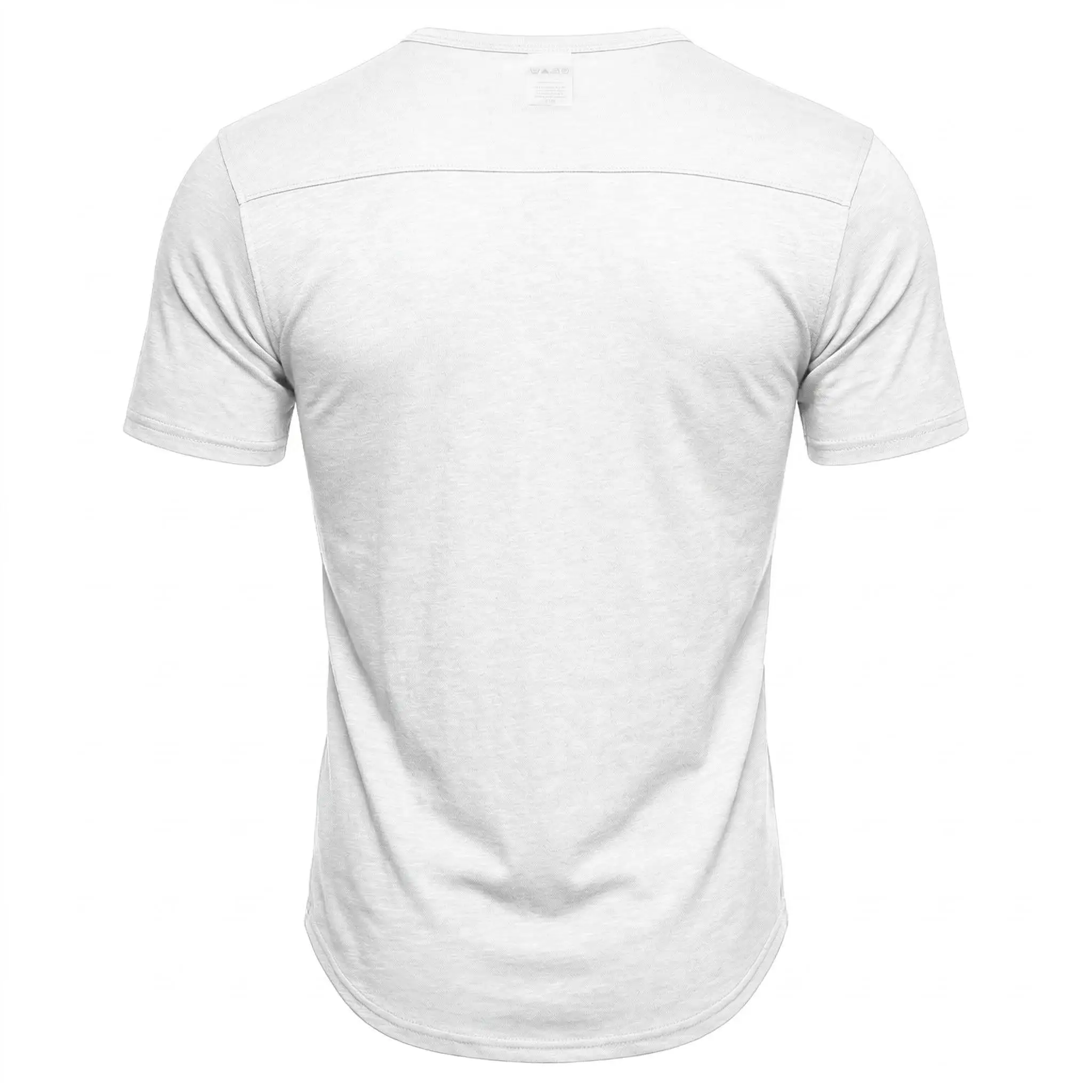 T Shirt Men Casual High Quality Summer Short Sleeve Henry Neck Mens T Shirts Fashion Basic T-Shirt Male
