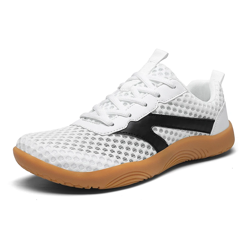 Fashion Mesh Breathable Men Casual Sneakers Minimalist Wide Toe Barefoot Shoes Lightweight Zero Soles Running Walking Footwear