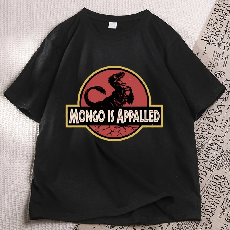 Mongo Is Appalled T-Shirt Men Women Princess Donut Graphic T Shirts Bookish Retro Vintage Short Sleeve Tshirts Streetwear