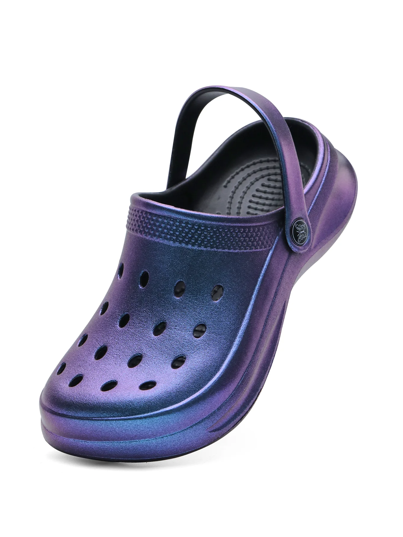 Glitter Clog, Lightweight EVA Garden Shoes, Waterproof Slip-Resistant Sandals, Comfortable Slip-On Shoes for Indoor Outdoor 816
