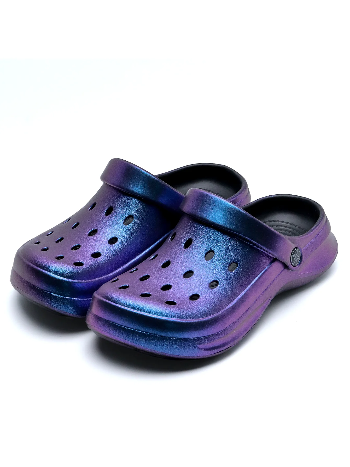 Glitter Clog, Lightweight EVA Garden Shoes, Waterproof Slip-Resistant Sandals, Comfortable Slip-On Shoes for Indoor Outdoor 816