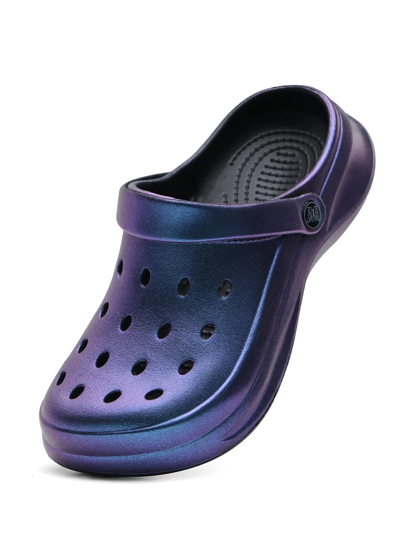 Glitter Clog, Lightweight EVA Garden Shoes, Waterproof Slip-Resistant Sandals, Comfortable Slip-On Shoes for Indoor Outdoor 816