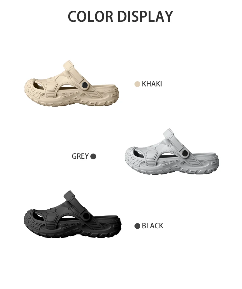 Clog Shoes Suitable for Outdoor Wear in Summer, Non Slip, Breathable, and Odor Proof Sandals for Both Men and Women