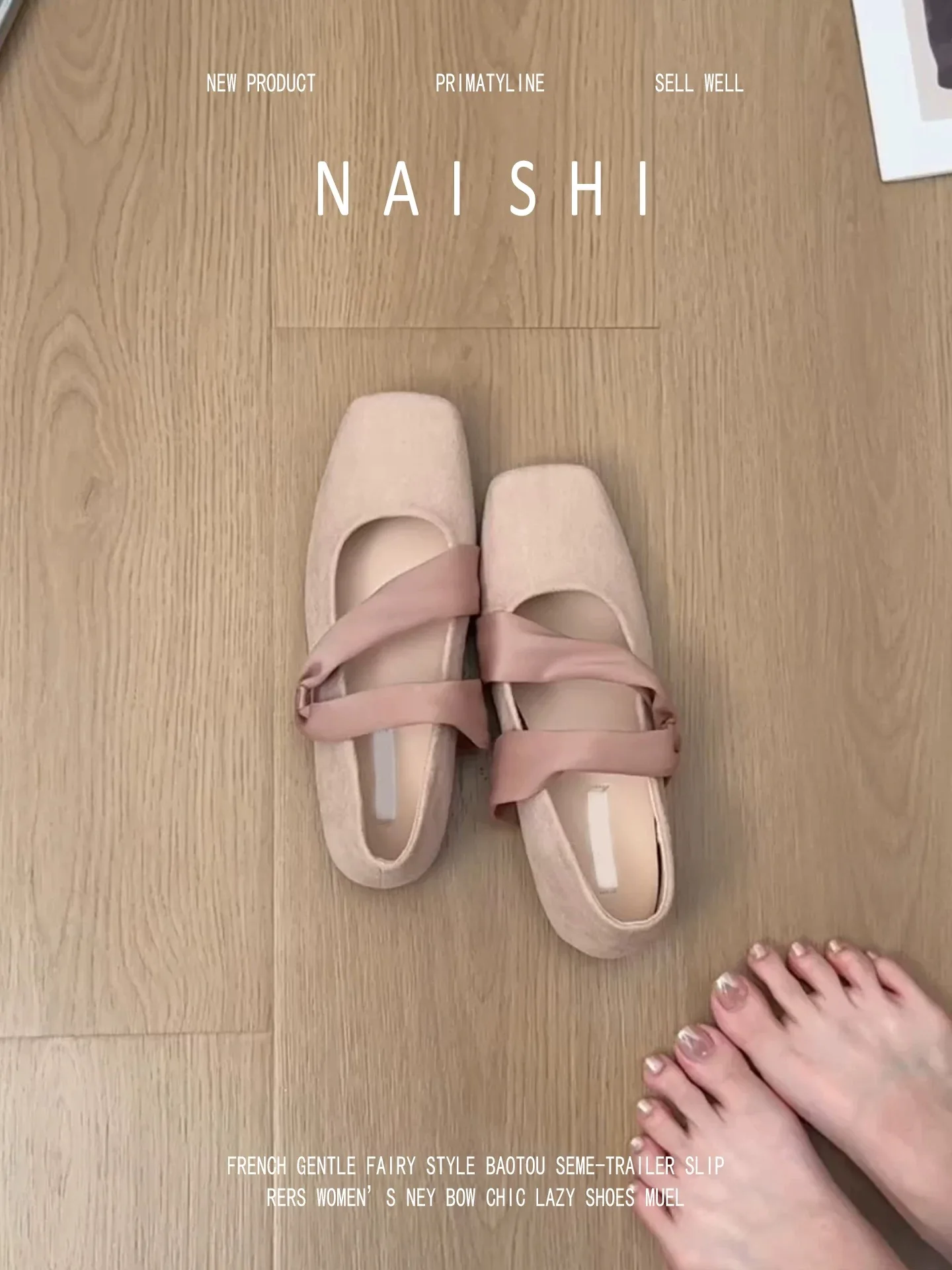Square Toe Women Ballet Flats Shoes Designer Casual Mary Jane Shoes New Shallow Comfort Sport Walking Brand Dress Mujer Zapatos
