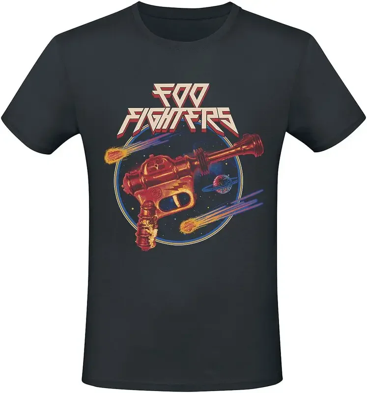 Sonic Highways Foo Fighters T-Shirt Men Women Vintage Metal Rock Band Graphic Tee Cotton Summer Streetwear Top