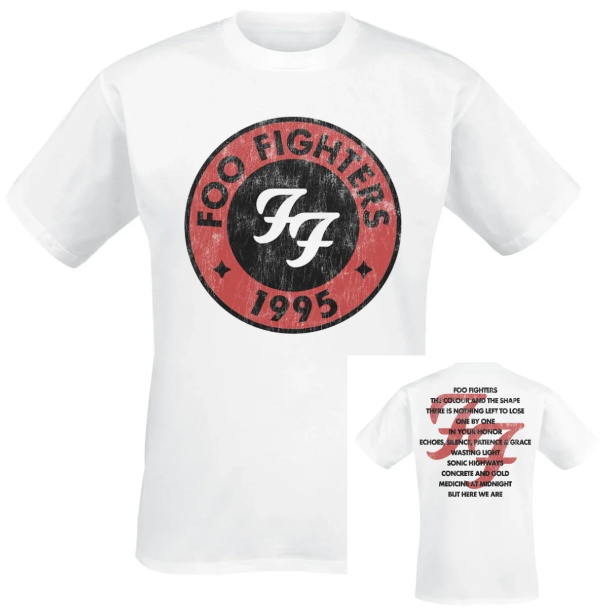 Sonic Highways Foo Fighters T-Shirt Men Women Vintage Metal Rock Band Graphic Tee Cotton Summer Streetwear Top