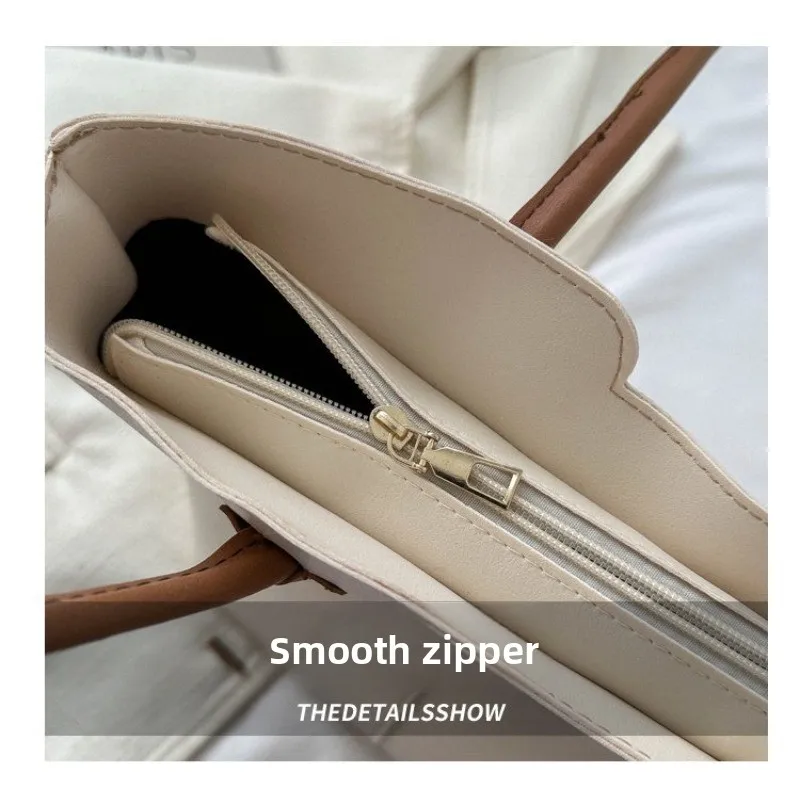 Simple Commuter Large-capacity Bag Women's Korean Fashion Tote Bag Spring and Summer Niche Texture Shoulder Handbag