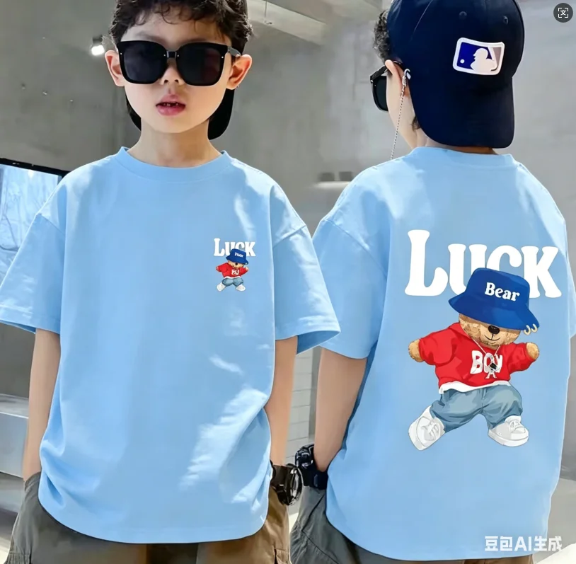 Nickelodeon Bestseller - Large-size and Medium-size Baby 100% Cotton T-Shirt - High-quality and soft children's clothing