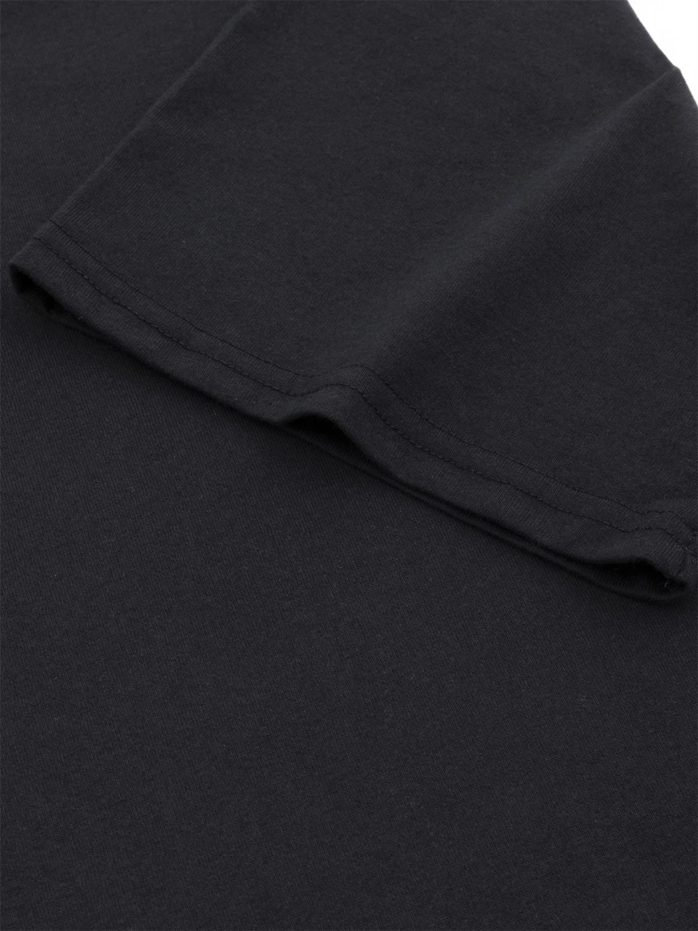 Casual summer clothing, featuring oversized black T-shirts, inspired by the Big Muff Electro Harmonix guitar effects pedals