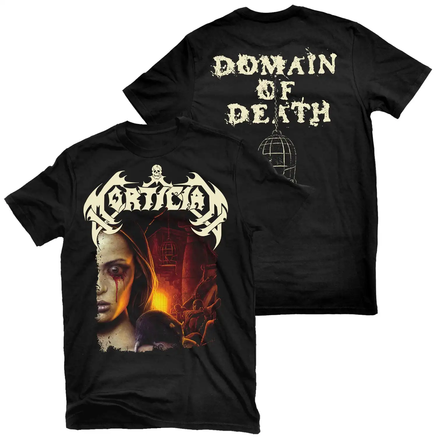 Mortal Massacre Mortician Band Graphic Tee 100% Cotton Round Neck Casual Unisex T-shirt Summer Top