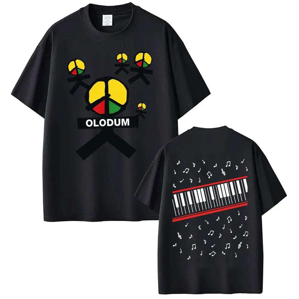 King of Pop Michael Jackson OLODUM Same Style T-shirt Men's Clothing Fashion Hip Hop Classic T-shirts Summer Tops Cotton T Shirt