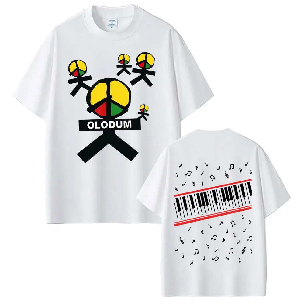 King of Pop Michael Jackson OLODUM Same Style T-shirt Men's Clothing Fashion Hip Hop Classic T-shirts Summer Tops Cotton T Shirt