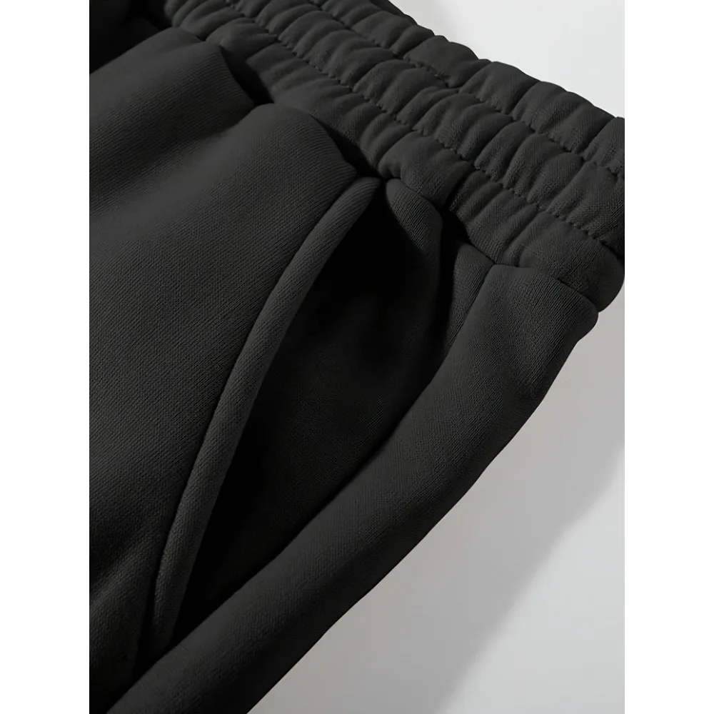 Men's design sense, hip-hop personality, street printed casual pants, wide leg pants, American retro pants