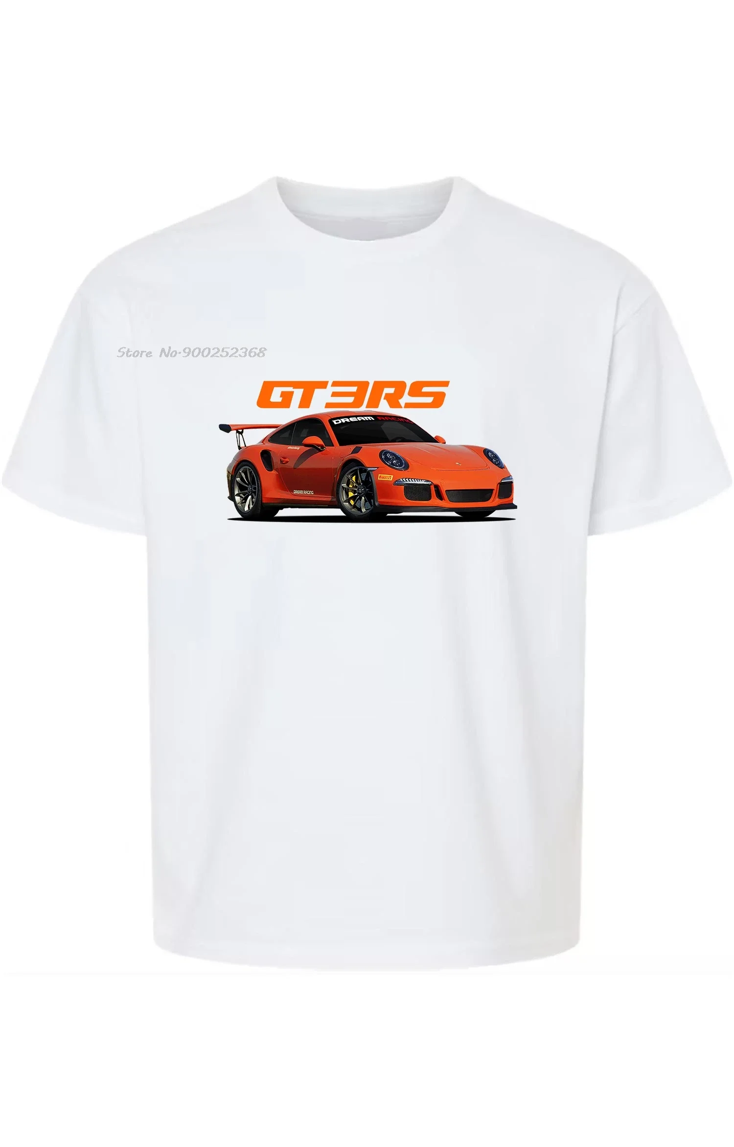 Classic Car Retro Vintage T-Shirt Gt3 Rs Silhouette Summer  Men Casual Fashion Tees Streetwear Top