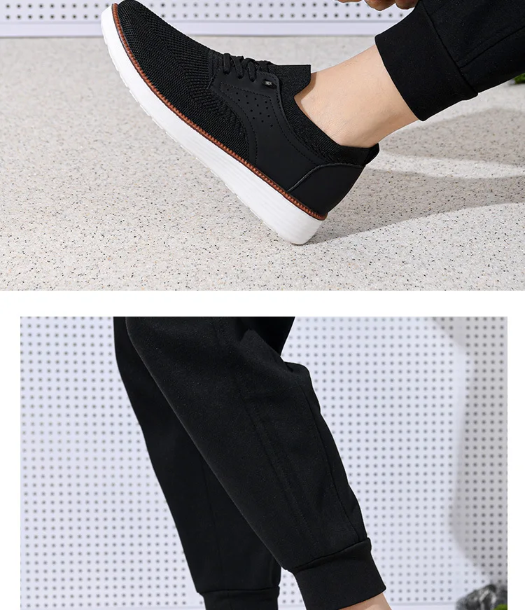 Spring and Autumn New Men's Breathable Casual Shoes Mesh Sports Shoes Soft Soles Comfortable Lightweight Smooth Men's Shoes