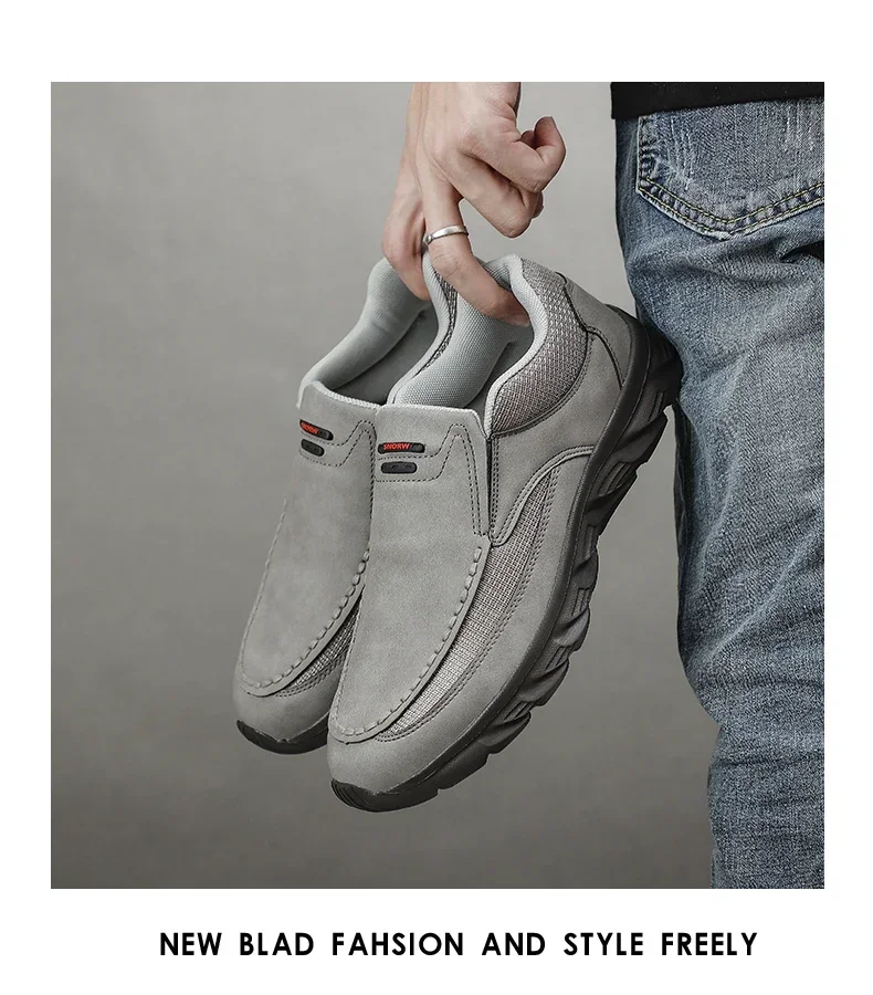 Men Sneakers Light Loafers Slip on Casual Shoes for Men Comfortable Walking Luxury Brand Male Business Shoe Driving Shoes