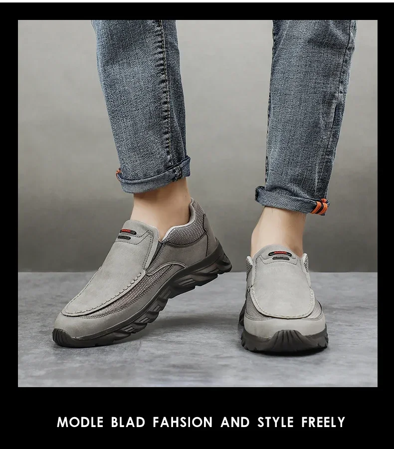 Men Sneakers Light Loafers Slip on Casual Shoes for Men Comfortable Walking Luxury Brand Male Business Shoe Driving Shoes