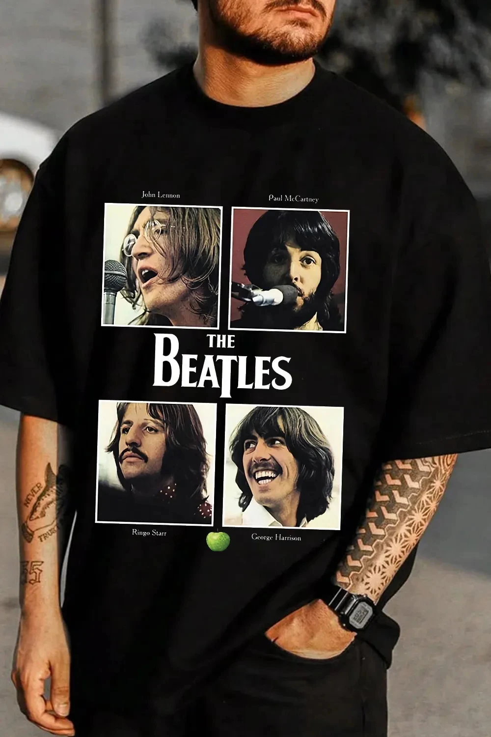 2026 The Beatles Band T Shirt Mens Womens Cotton Tees Ummer Casual Short Sleeve Round Neck Clothing Loose Tops Trend