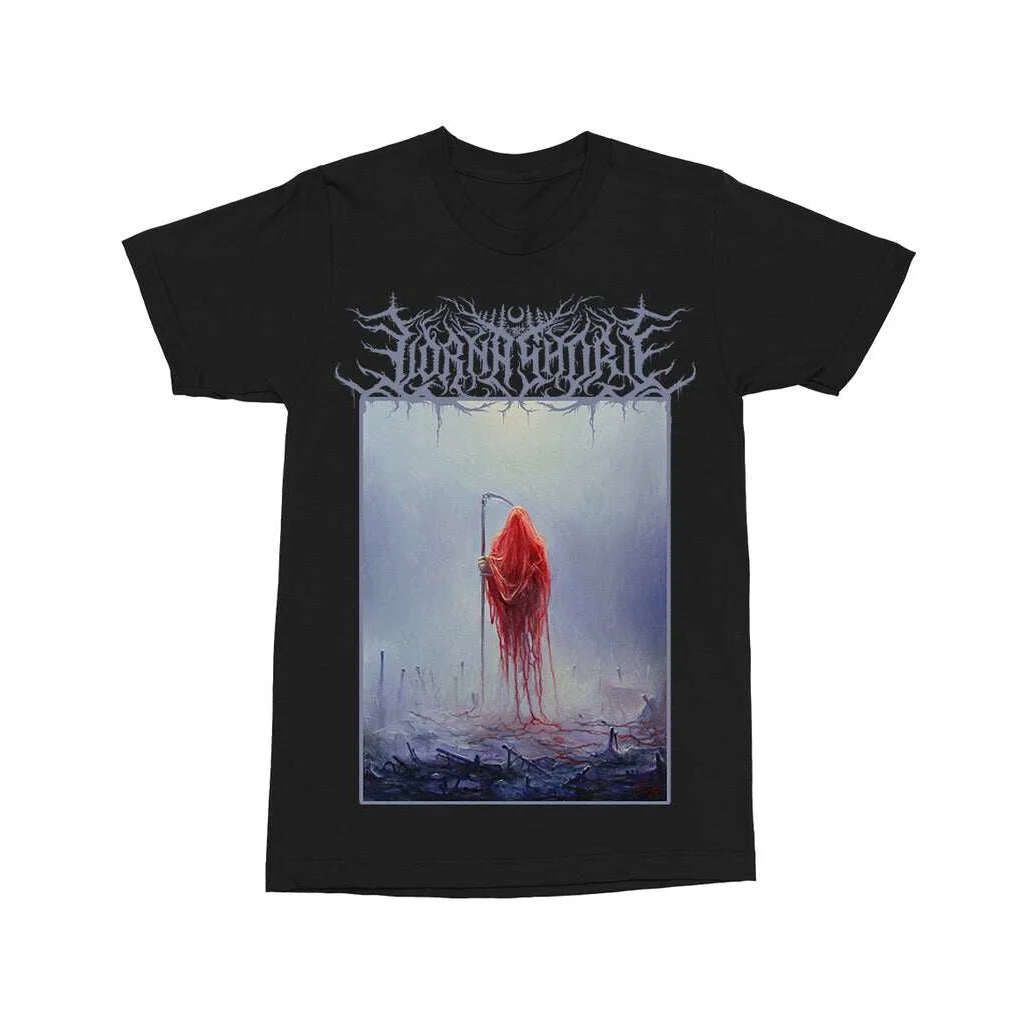 LORNA SHORE - American Deathcore Band Slam Deathcore T-shirt - Album Cover in Blue