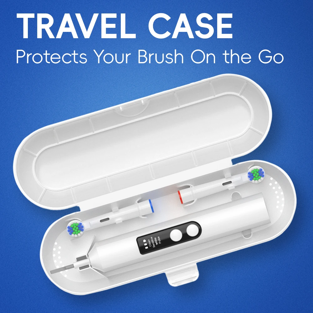 Rotating Electric Toothbrush with 4 Cleaning Modes and Smart Timer, Rechargeable Toothbrush Compatible with Oral B Brush Heads