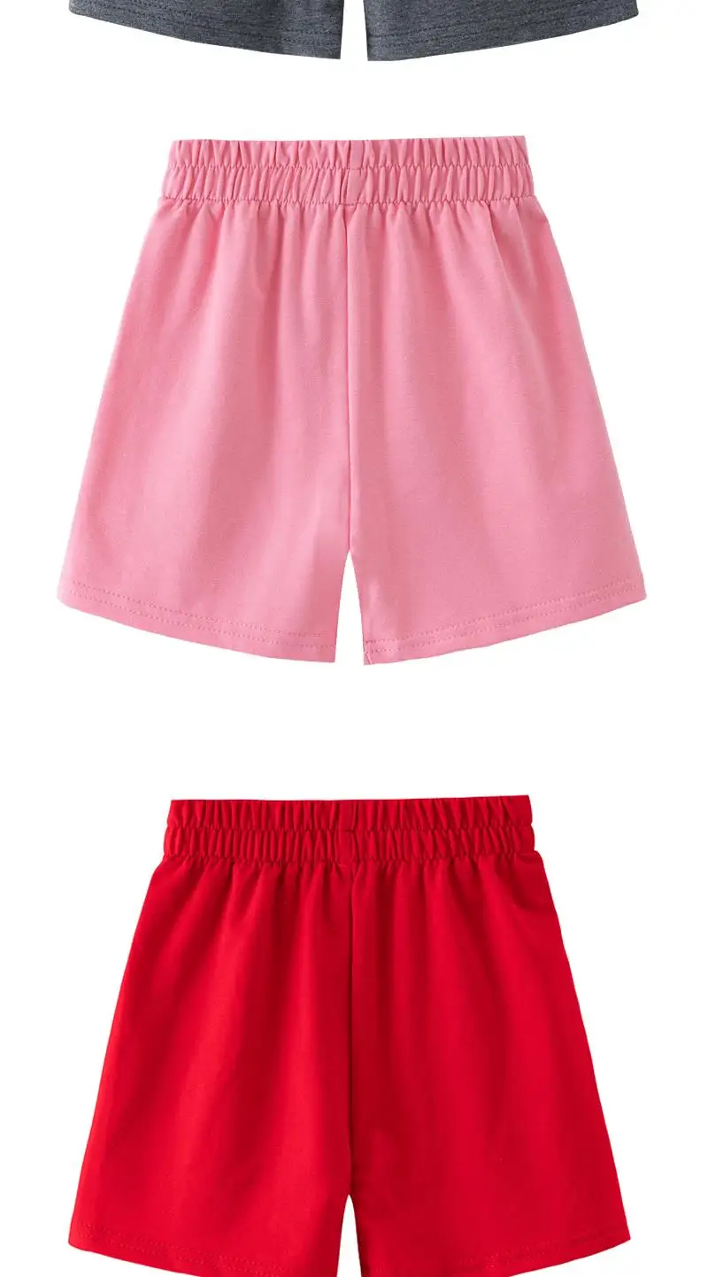 2026 New Pure Cotton Kids Shorts Casual Sports Capri Pants For Boys Girls Baby